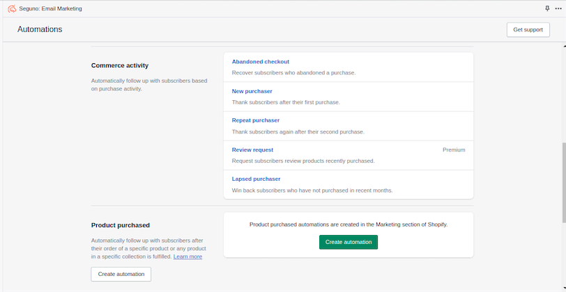 Seguno Abandoned Checkout Email