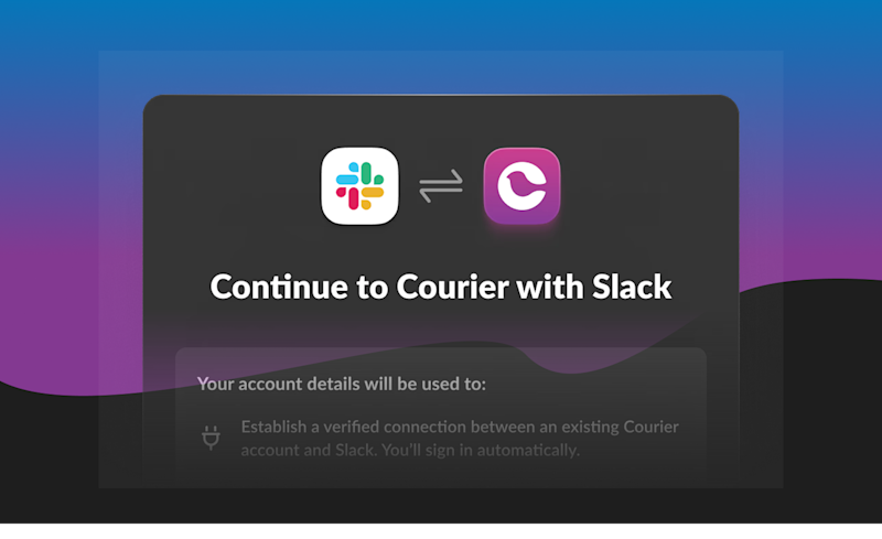 Slack and Courier Integration