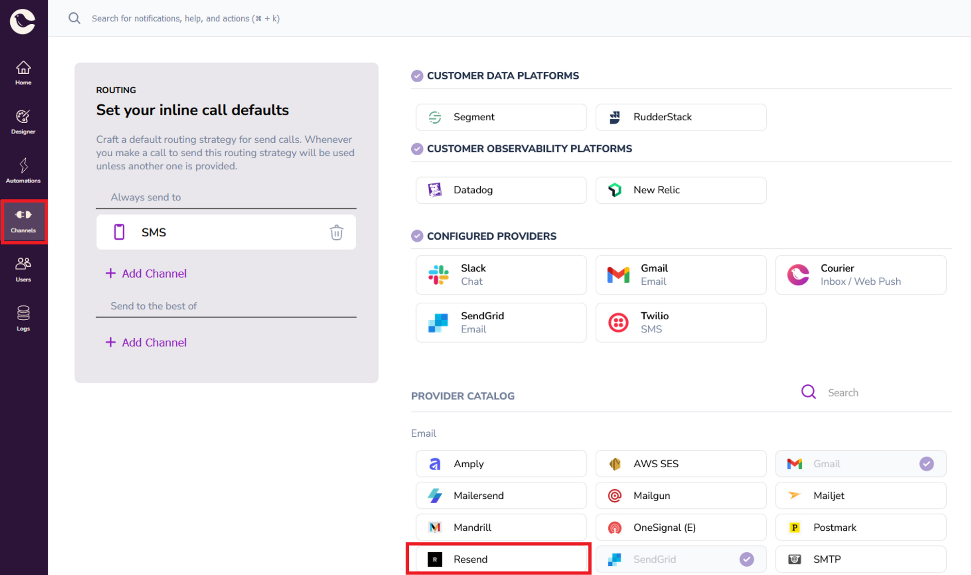 resend-email-provider-integration