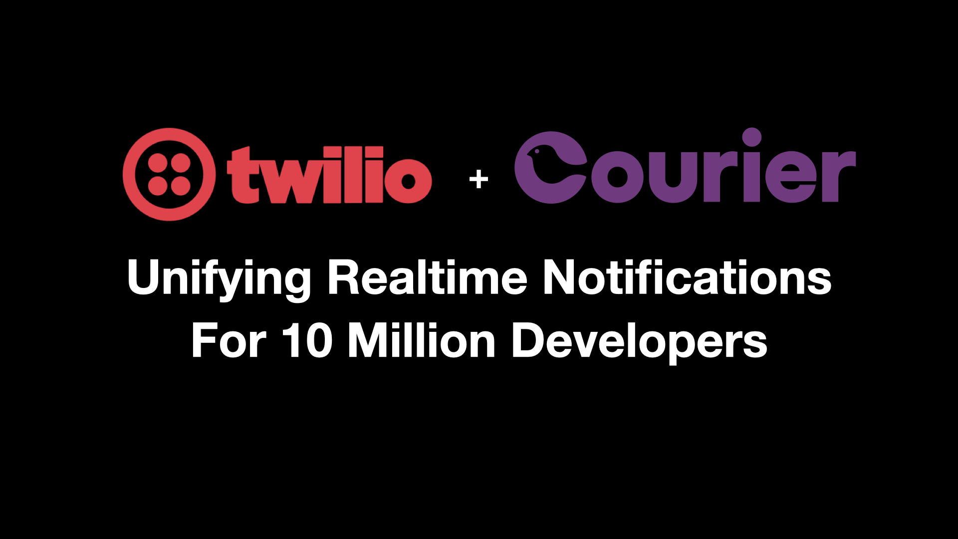 Twilio and Courier Header