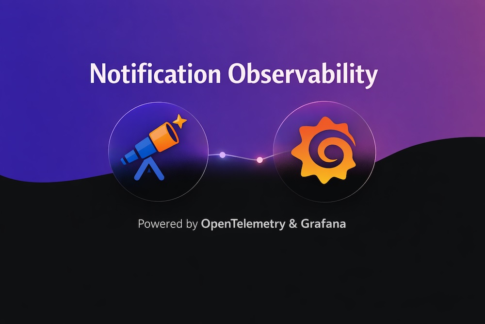 Notification Observability Grafana Open Telemetry