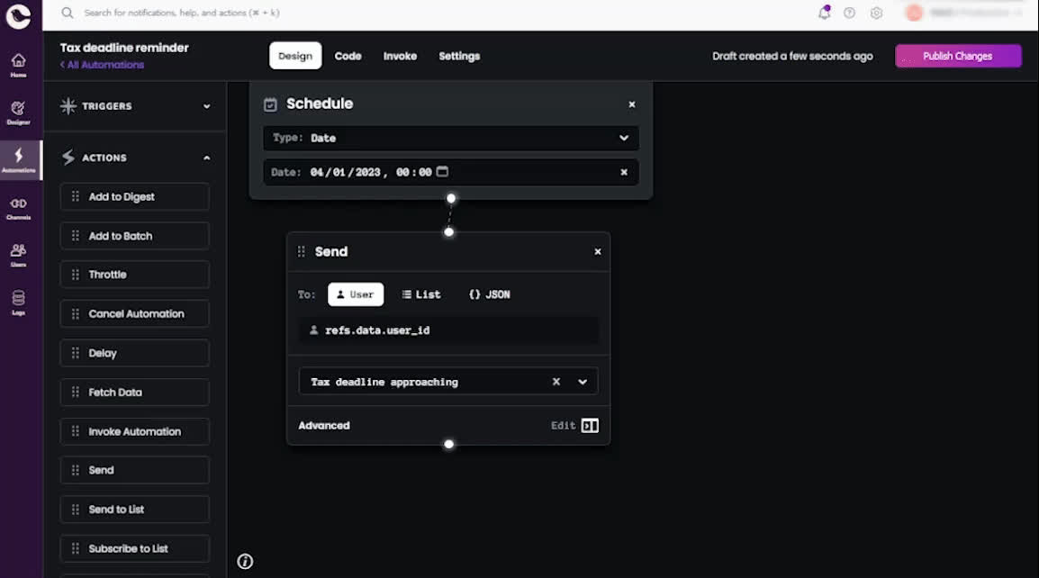 send notifications php 11