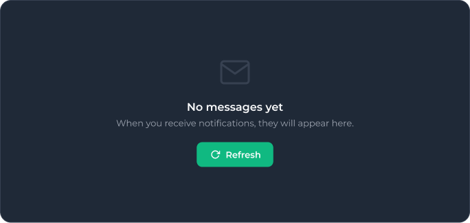 empty state notification center