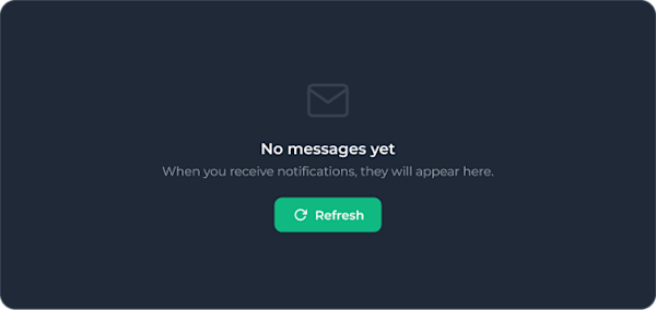 empty state notification center