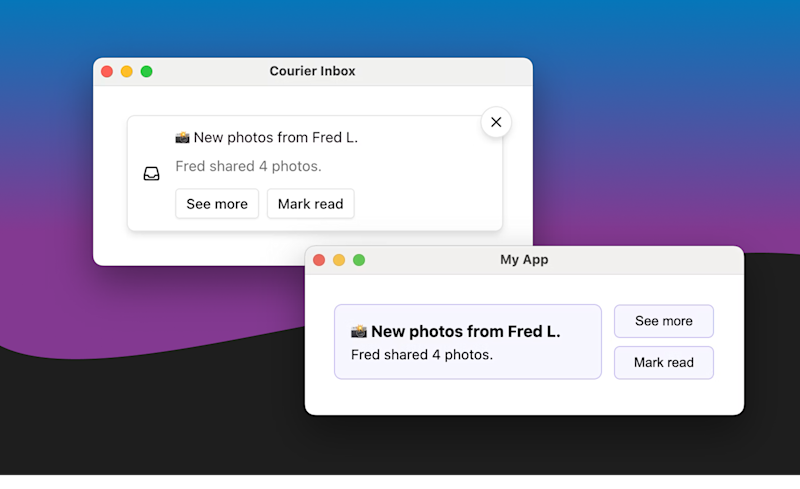 custom action buttons