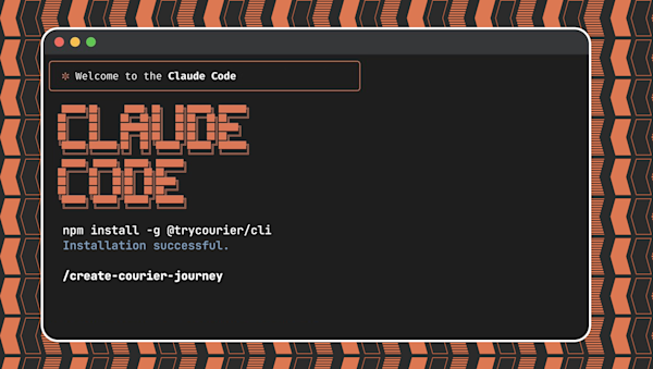 Courier Journey Claude Code Skill header