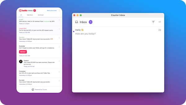 What is a notification center