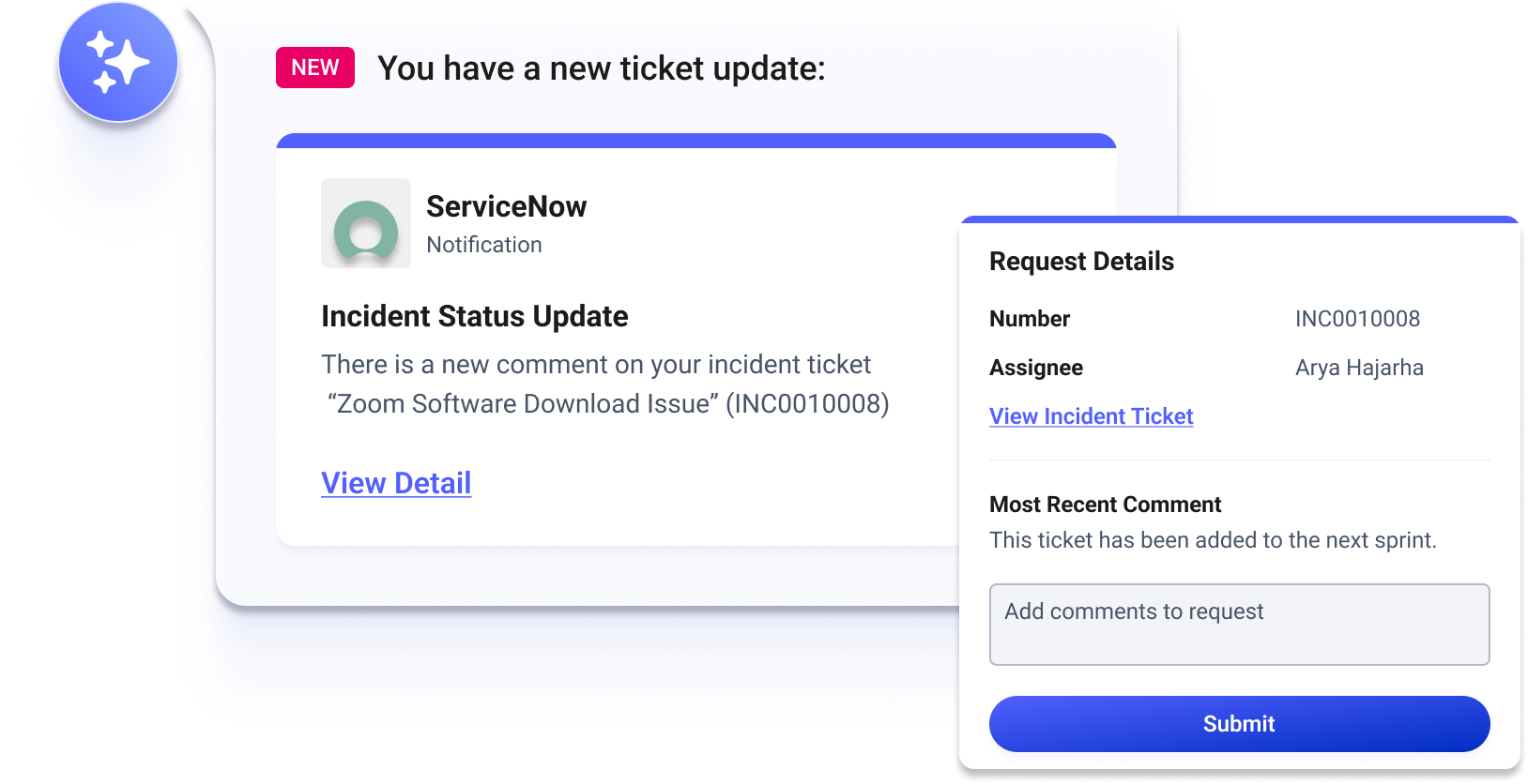 Custom Modal Notification Servicenow ServiceNow Change Management Notifications | Workgrid