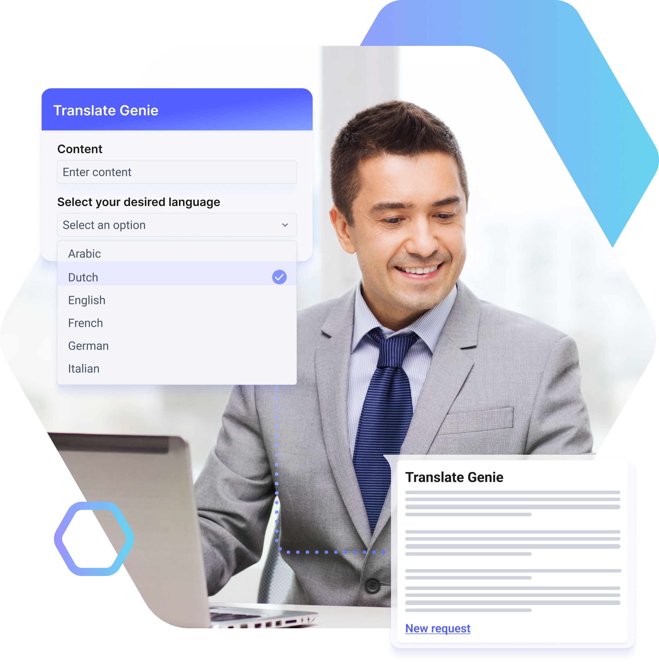 Use generative AI to quickly translate business content