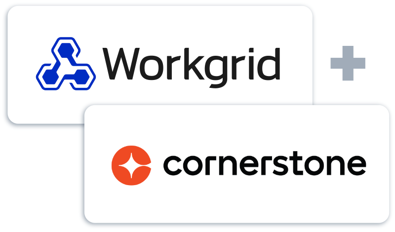 Workgrid + Cornerstone logo