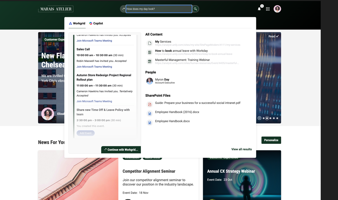 Unily Insight Center