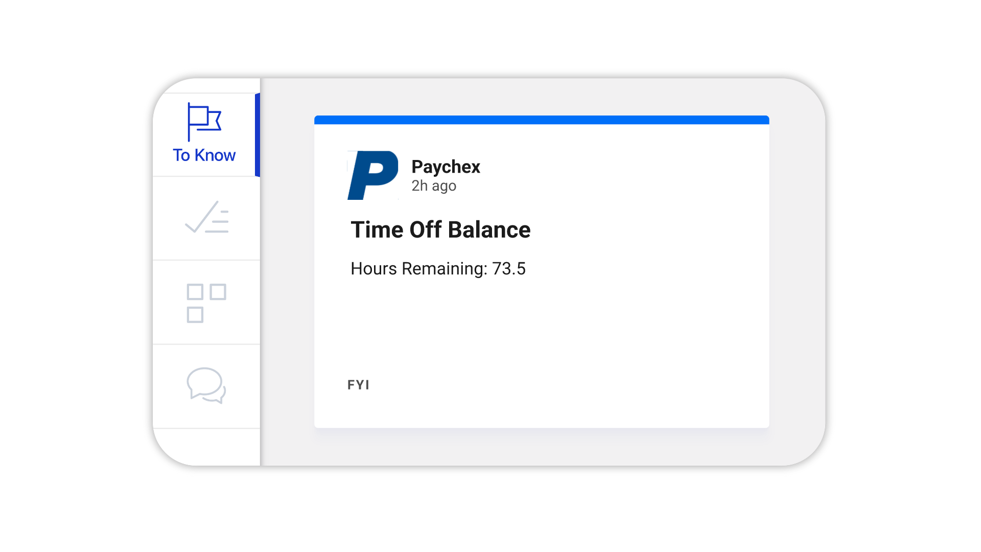 Paychex Time Off Balance Workgrid