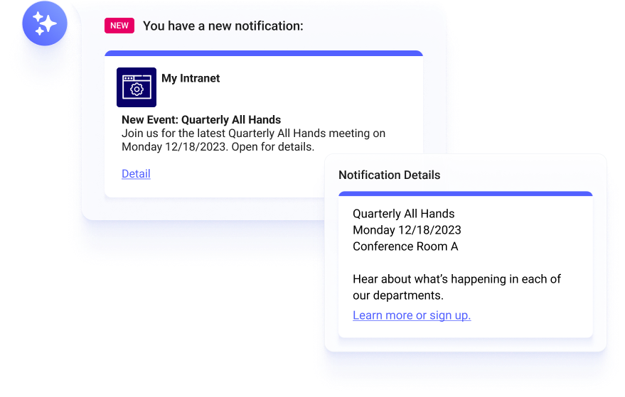 Igloo Company Events UI Example