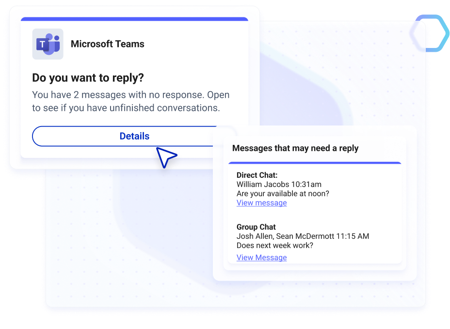 Microsoft Teams Missed Messages App
