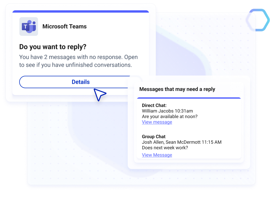 Missed Message Reminders Workgrid