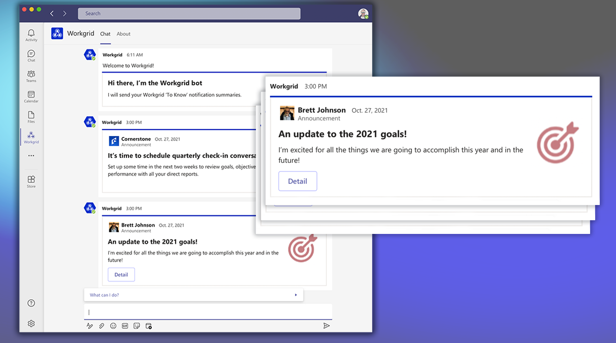 With the rise of the hybrid working model, employers must meet their employees where they are with access to integral systems on any device. Workgrid's integration with Microsoft Teams helps make that possible.