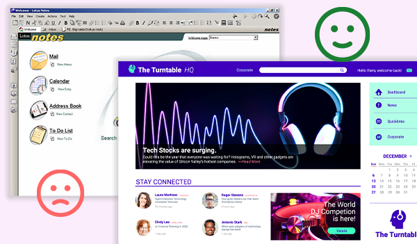 Early intranets gave employees clear reasons to visit - read email, find phone numbers, fill out forms, etc. But they also had a fatal flaw – one vendor controlled everything. When done right, modern intranets serve as a digital workplace hub for communications and resources.