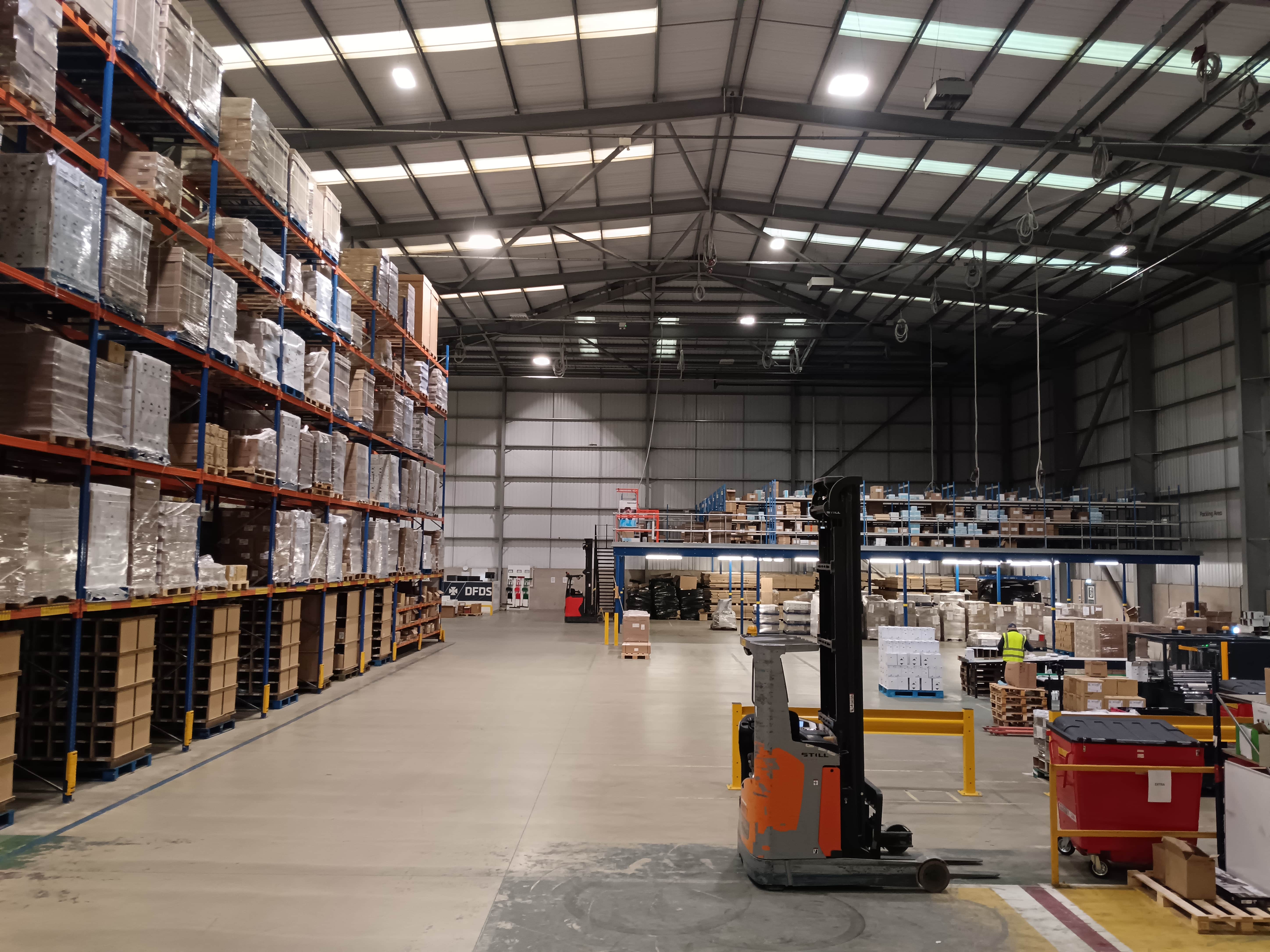 DFDS Corby warehouse - interior.