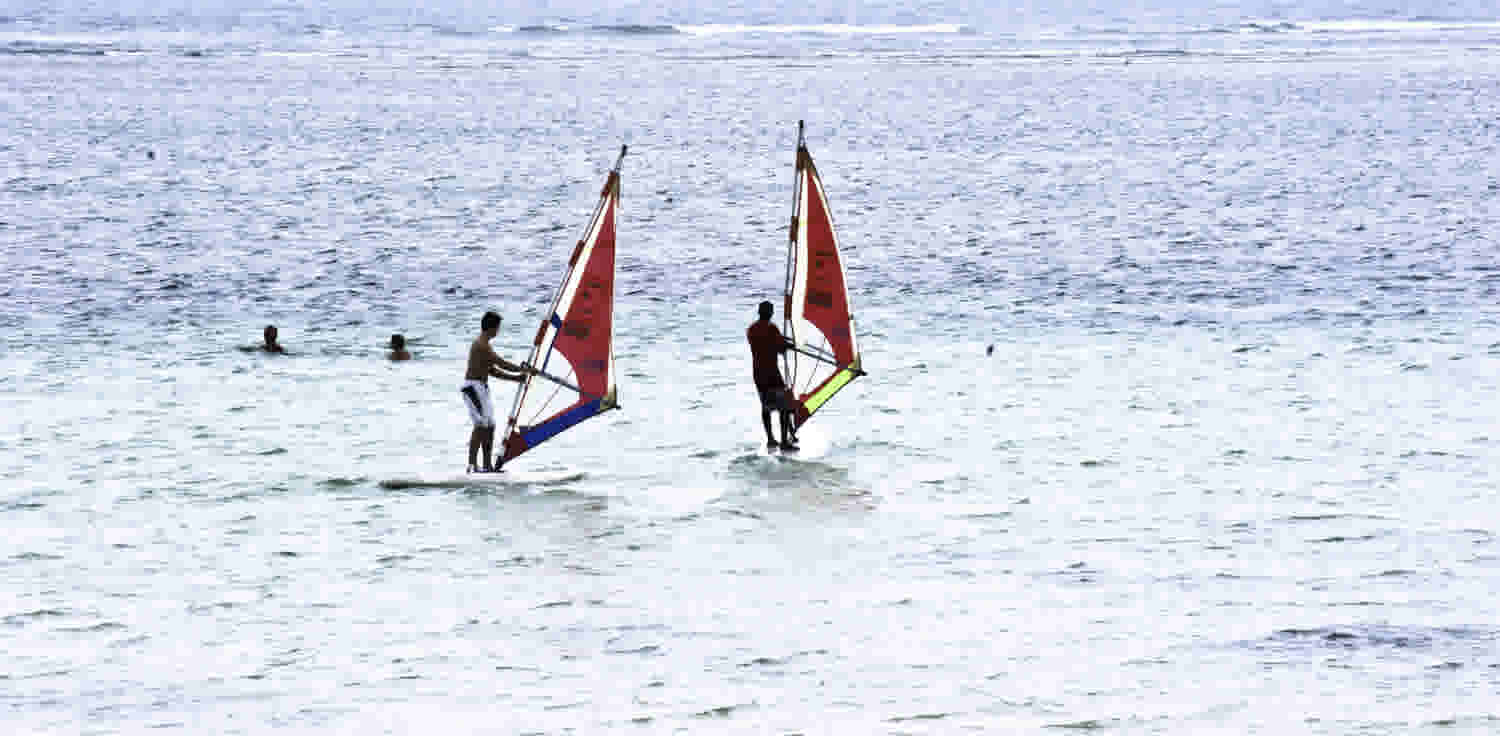 Water sports on Diani Beach