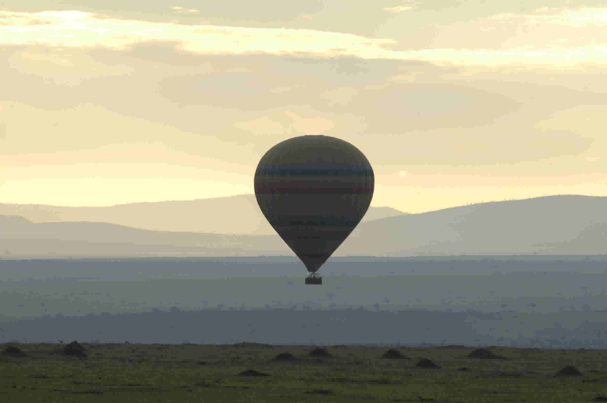 Hot air balloon over the Masai Mara