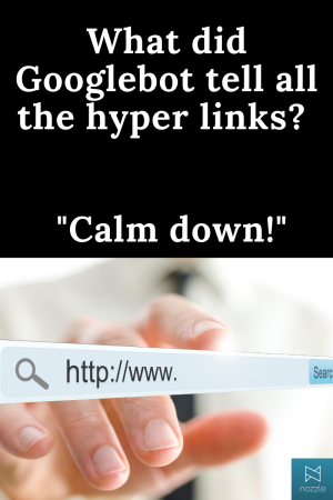 Googlebot and Hyper link SEO Joke