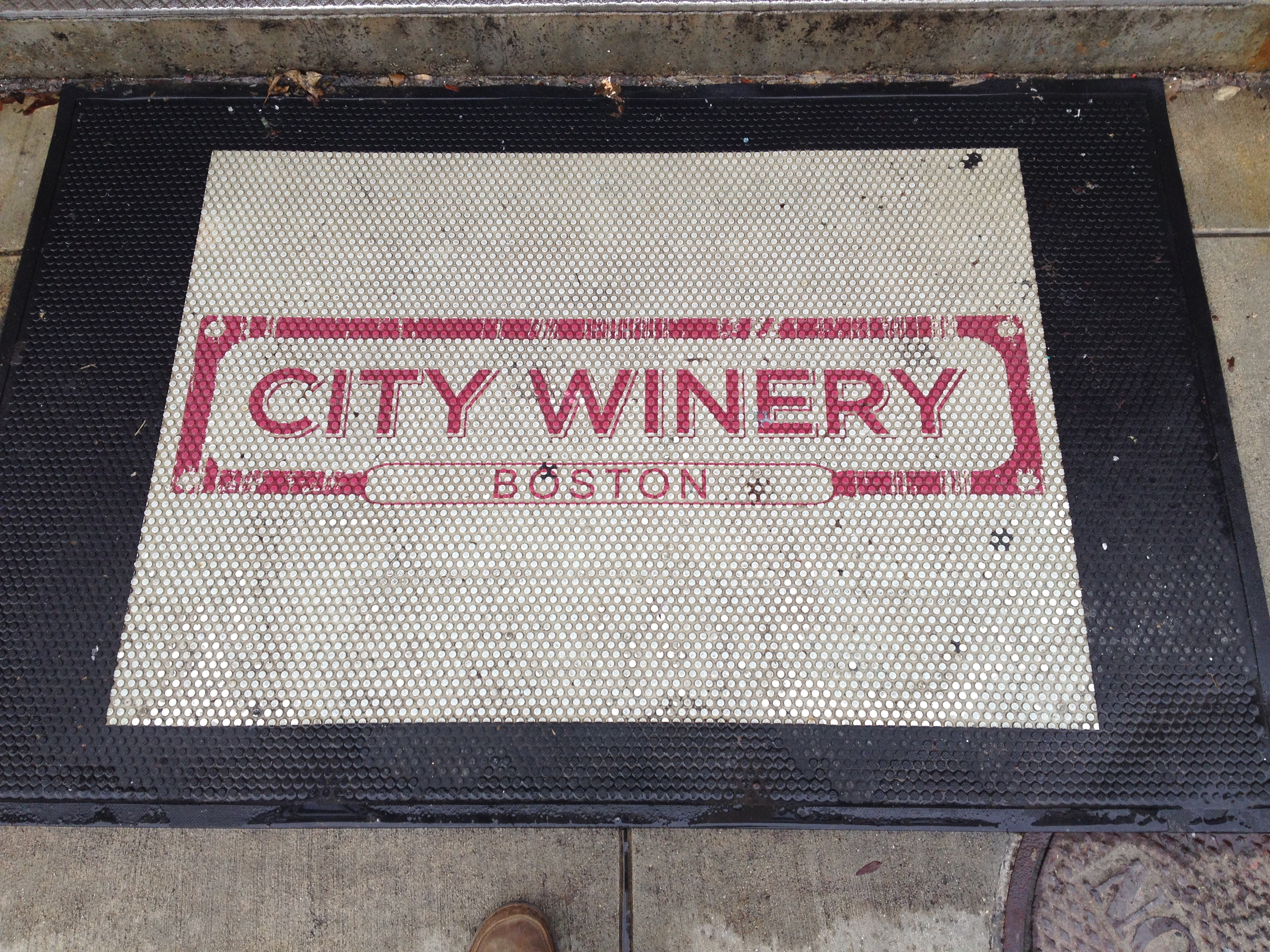 Welcom to City Winery Mat