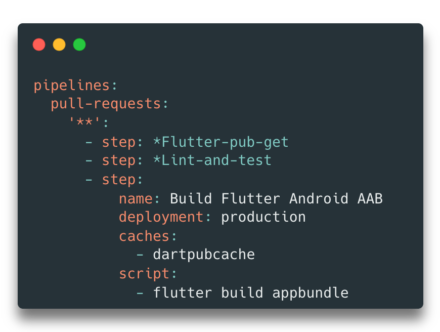 Flutter pipeline pull request 