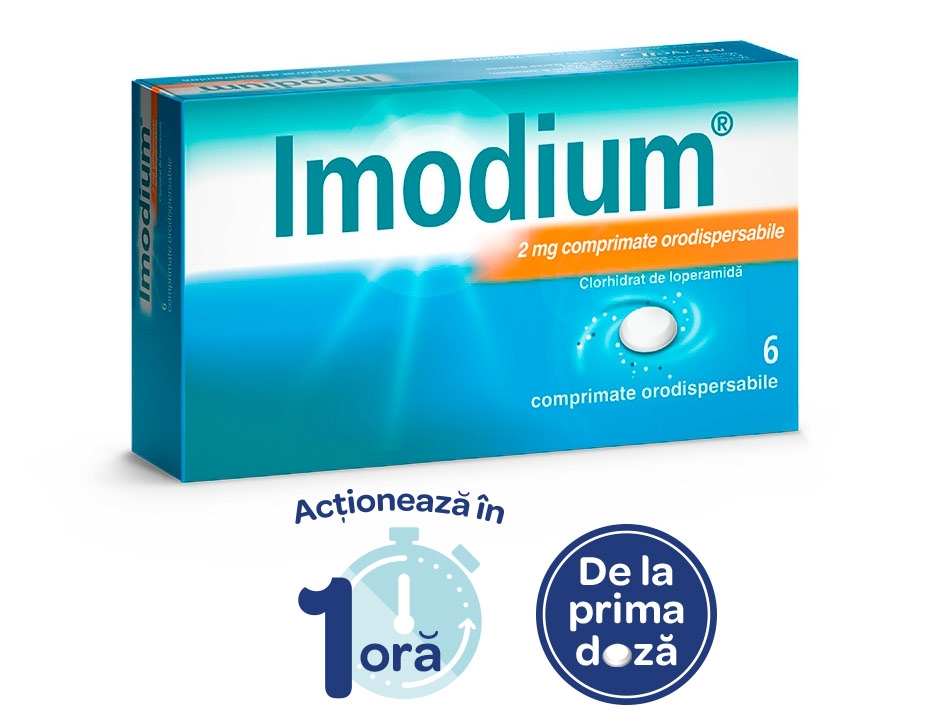 Imodium<sup>®</sup>2 mg comprimate orodispersabile