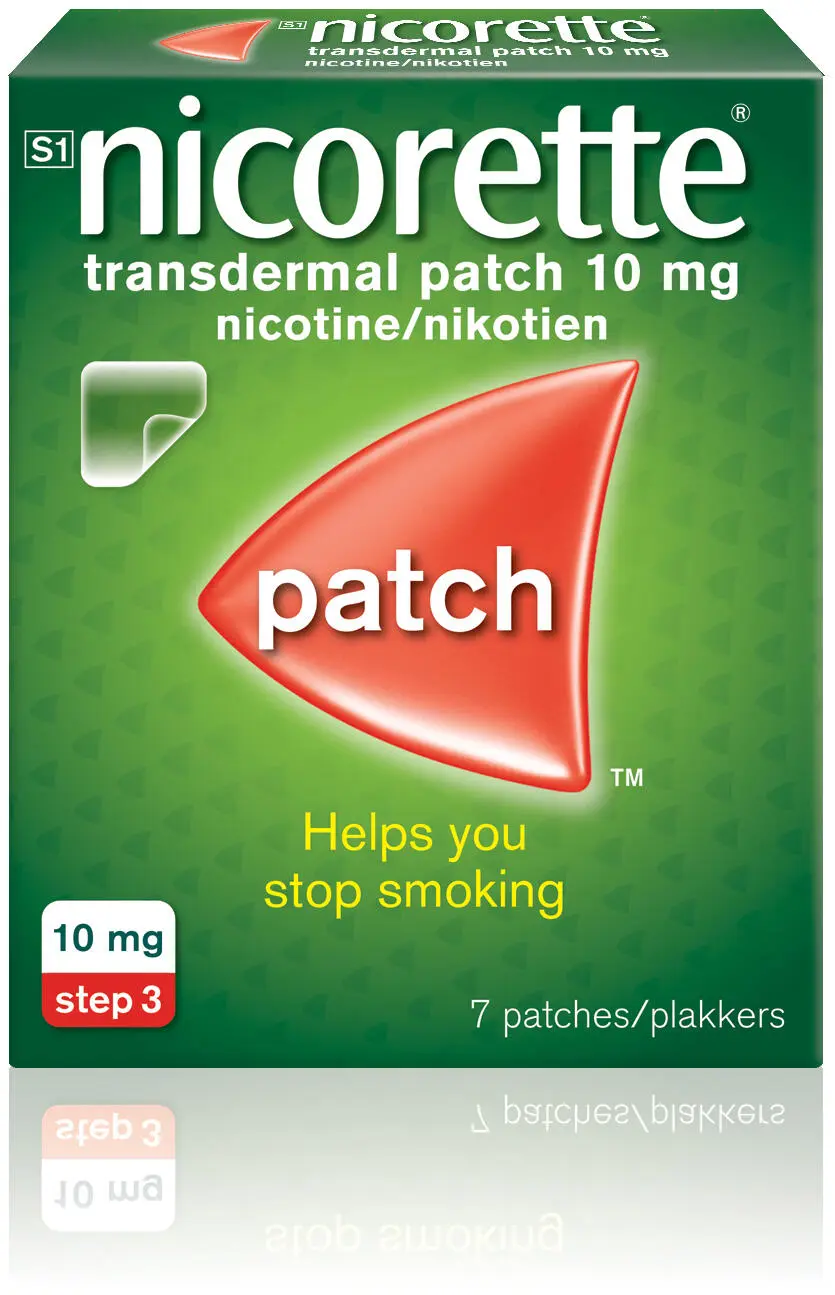 NICORETTE® TRANSDERMAL PATCH 10 mg pack