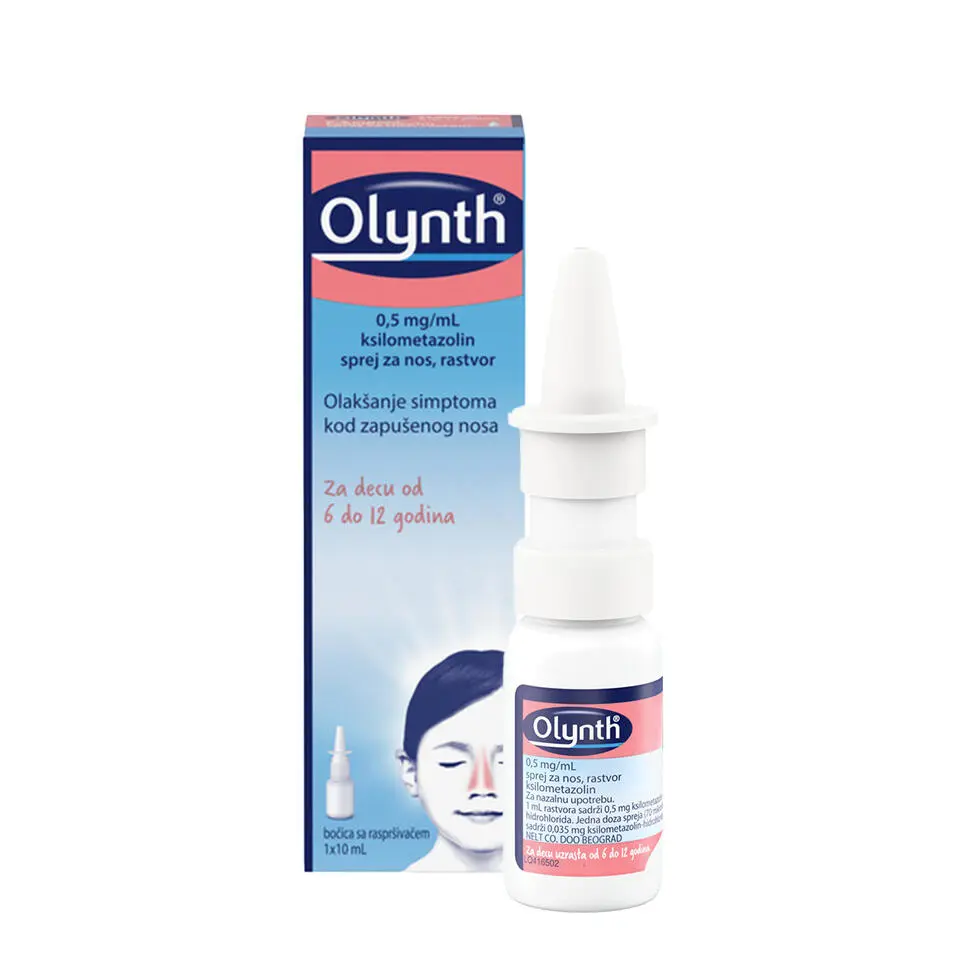 Olynth® 0.5mgmL, sprej za nos, rastvor