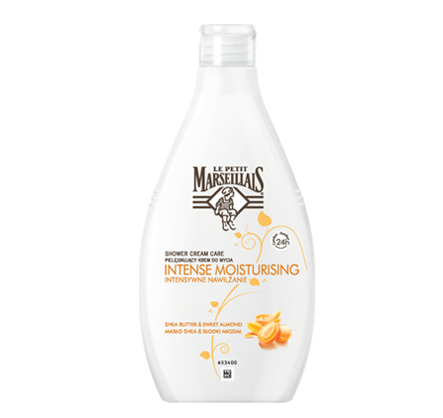 Gel de duş intens hidratant  Unt de karité &  Migdale Dulci