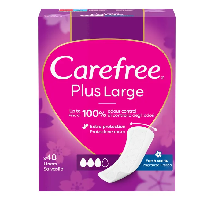 ניחוח עדיןCarefree<sup>®</sup> Plus Large