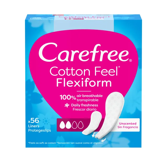 ניחוח מרענןCarefree<sup>®</sup> Cotton Flexiform