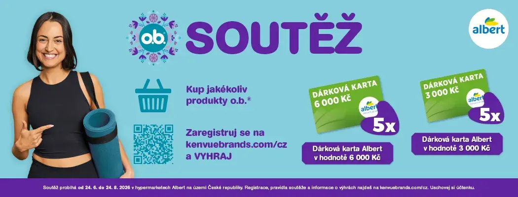 Vyhraj s o.b.® a Albert CZ