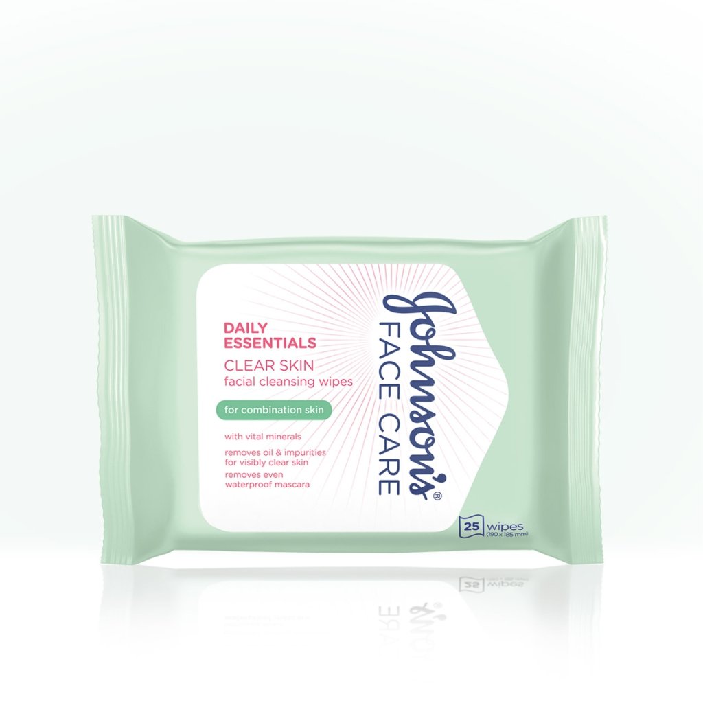 Daily Essentials Clear Skin Facial Cleansing Wipes for Combination Skin product image