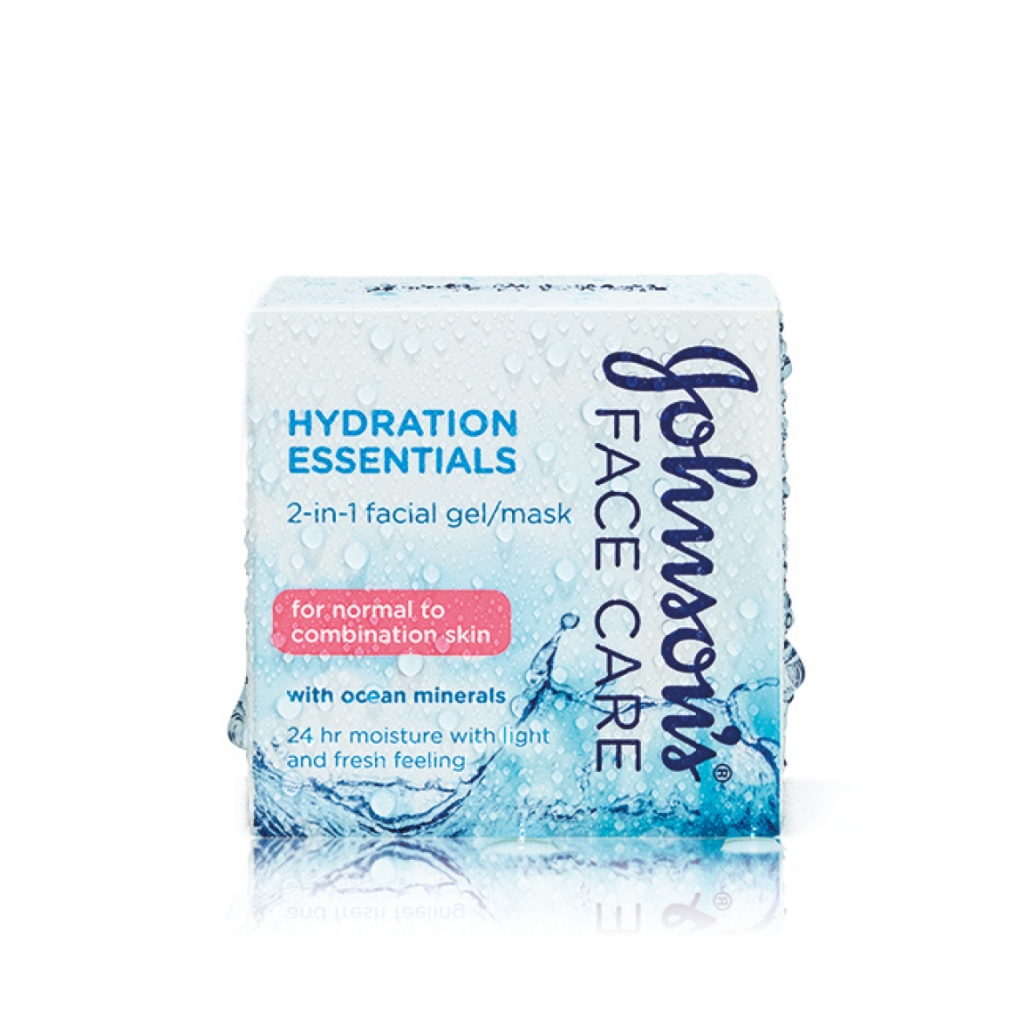 JOHNSON'S® Face Care Hydration Essentials 2-in-1 Facial Gel/Mask