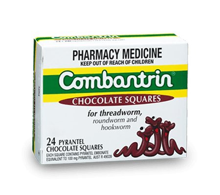 COMBANTRIN Chocolate Squares Products COMBANTRIN New Zealand