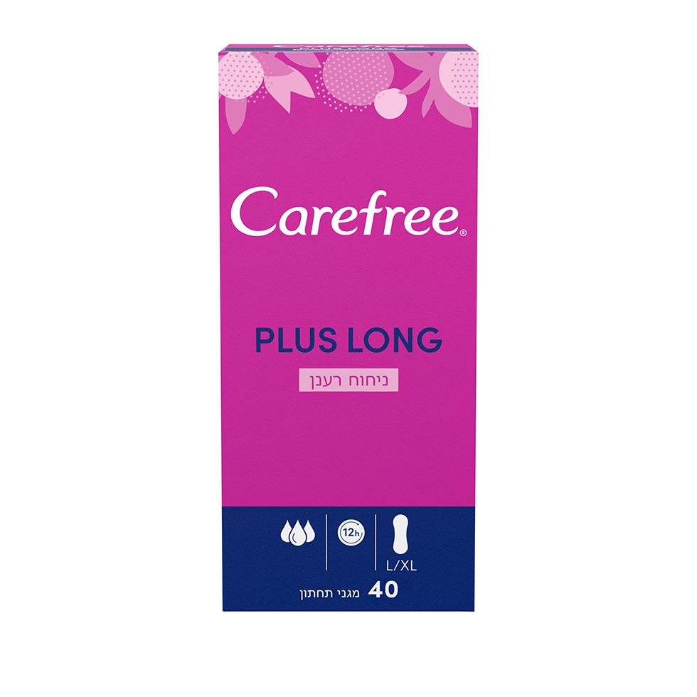   ניחוח עדיןCarefree<sup>®</sup> Plus Long