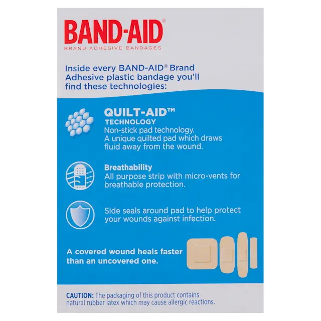 Assorted Shapes 50 | BAND-AID® Brand Adhesive Bandages