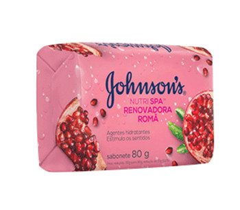 Sabonete JOHNSON’S® NUTRISPA™ Renovadora Romã