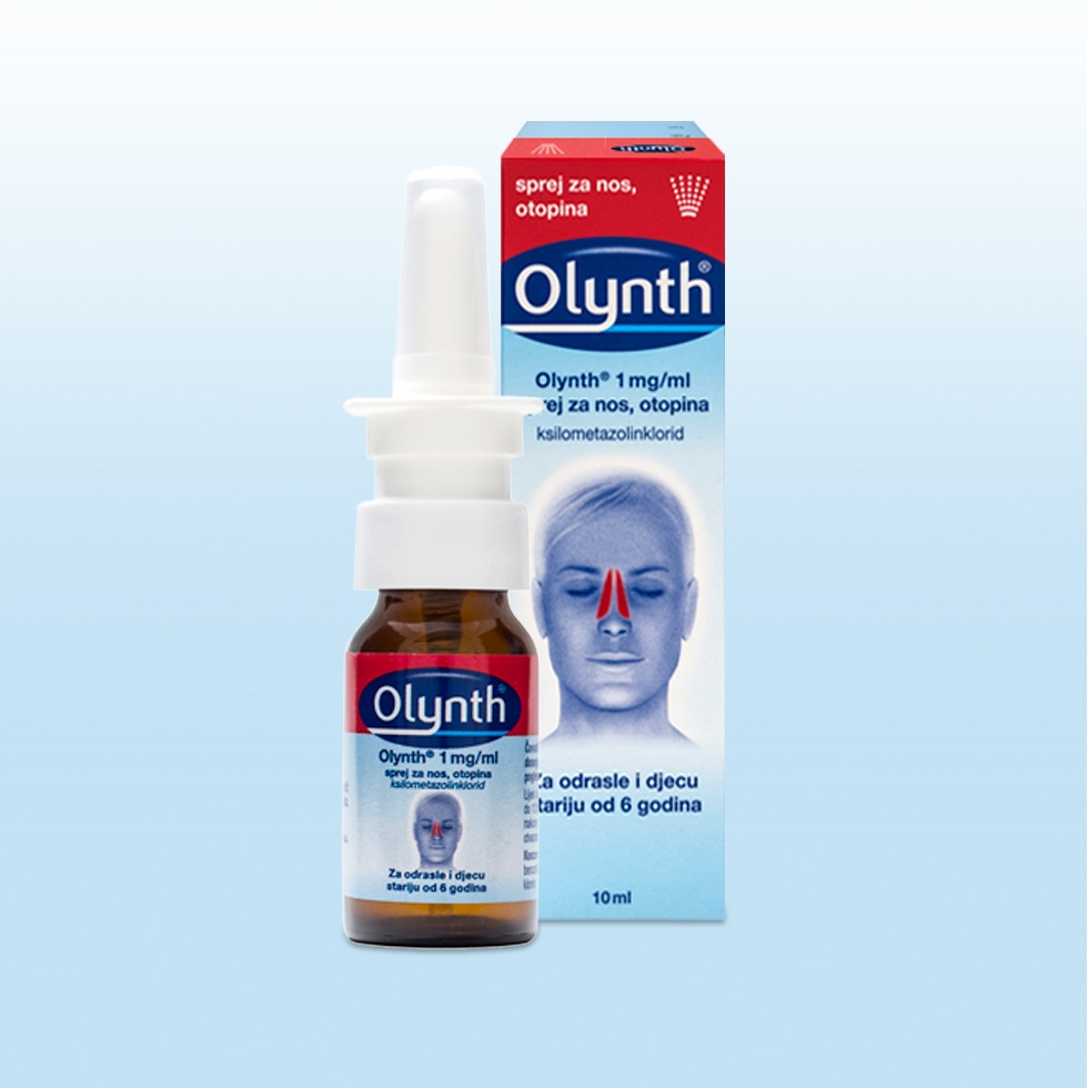 Olynth 1 mg/ml sprej za nos, otopina