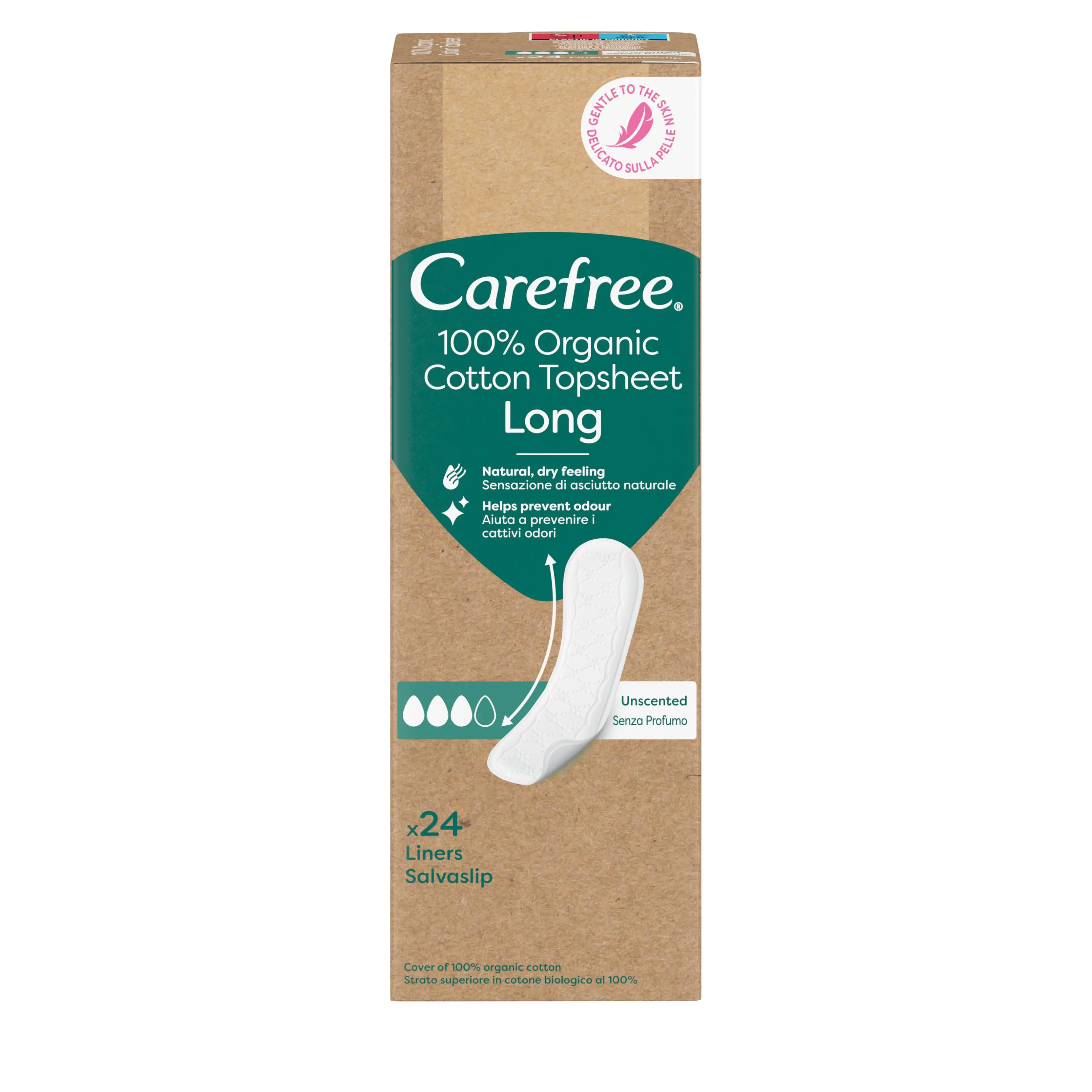 Carefree® Organic Topsheet Long