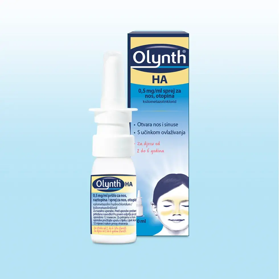 Olynth HA 0,5 mg/ml sprej za nos, otopina