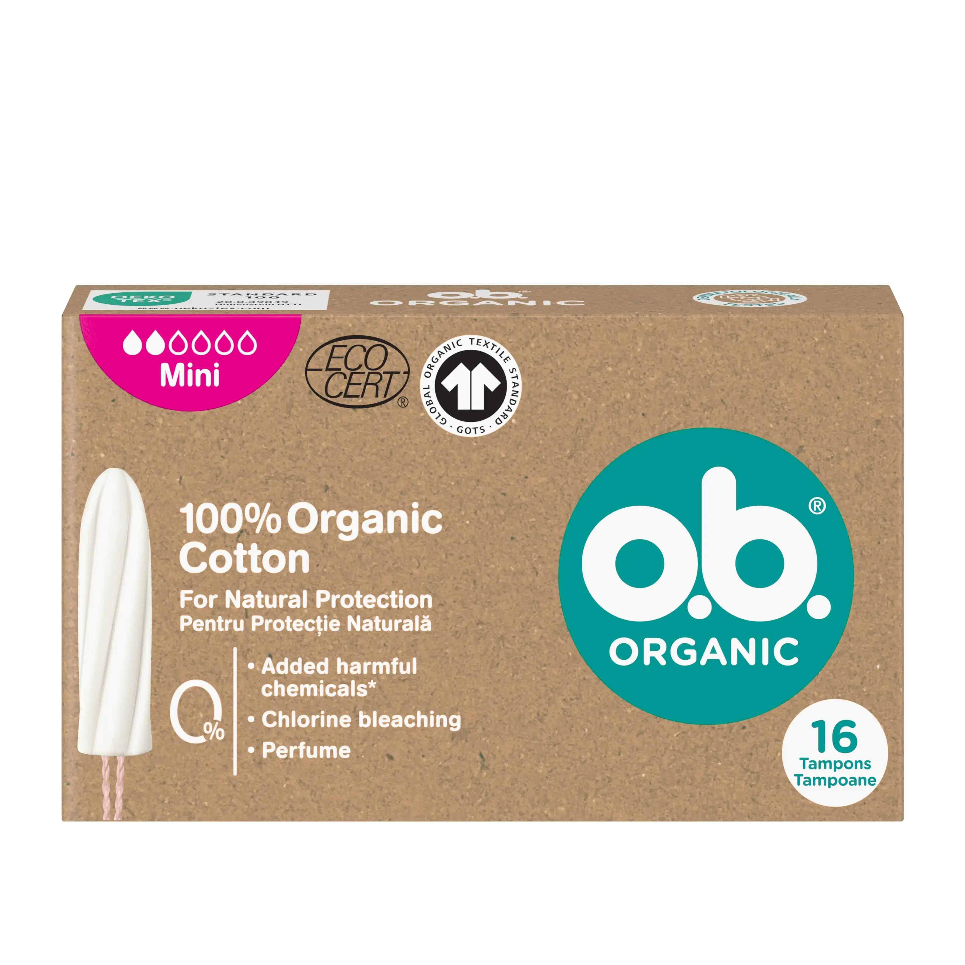 o.b. Organic Mini