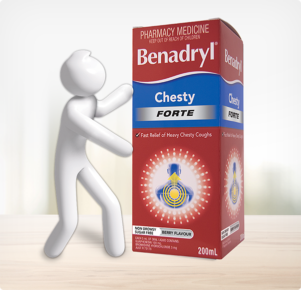 BENADRYL® Chesty Forte Cough Liquid