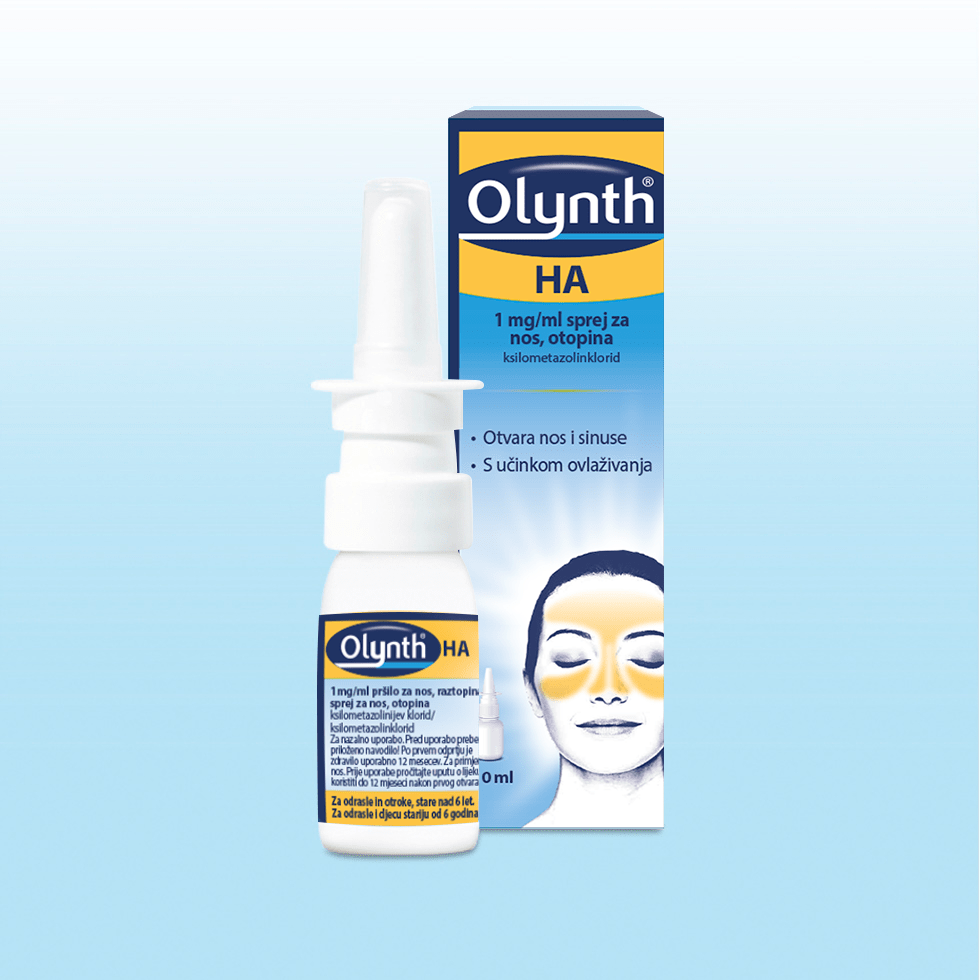 Olynth HA 1 mg/ml sprej za nos, otopina