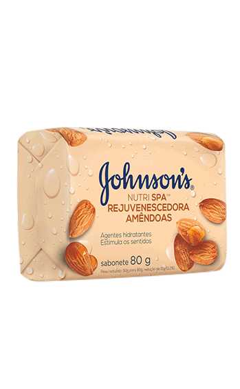 Sabonete JOHNSON’S® NUTRISPA™ Rejuvenescedora Amêndoas