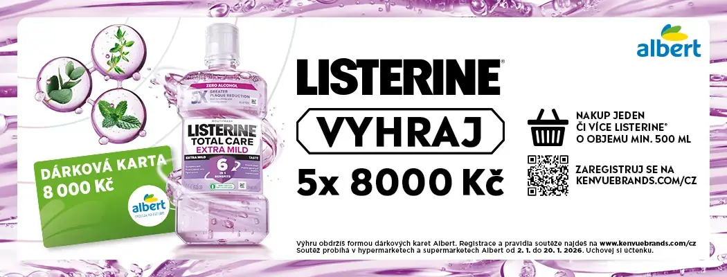 Listerine Albert competition 2026 CZ