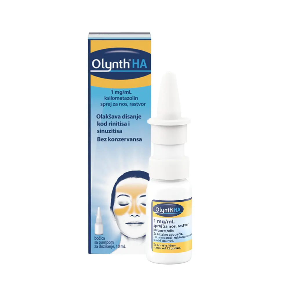 Olynth HA 1mg/mL sprej za nos, rastvor