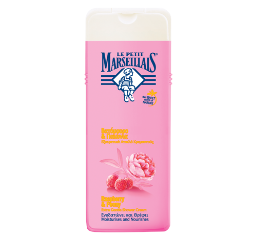 GEL DE DUŞ HIDRATANT  ZMEURĂ & BUJORI